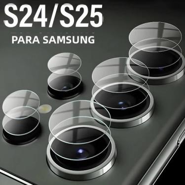 Imagem de Protetor De Lente De Câmera Traseira Em Vidro Temperado Para Samsung G