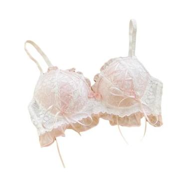 Imagem de Sutiã Push up Estilo Japonês Lolita Para Meninas Com Design De Renda -