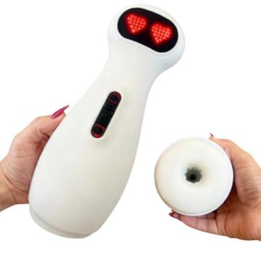 Imagem de Masturbador com Vibração Potente Com Voz Gemido Sucção - Vbrante