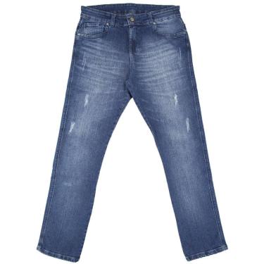 Imagem de Calça Jeans Bivik Elastano Denim Azul - Masculino-Masculino