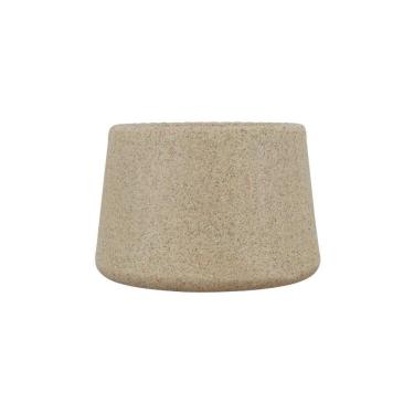 Imagem de Vaso Tramontina Lótus Em Polietileno Granito Areia 8,5 Cm