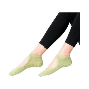 Imagem de Meias De Yoga Profissionais Femininas Respiráveis Antiderrapantes De S