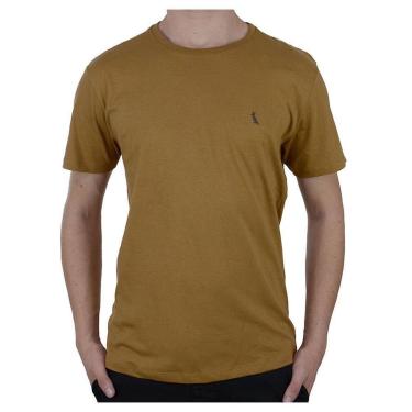 Imagem de Camiseta Masculina MC Reserva Regular Marrom - 0098-Masculino