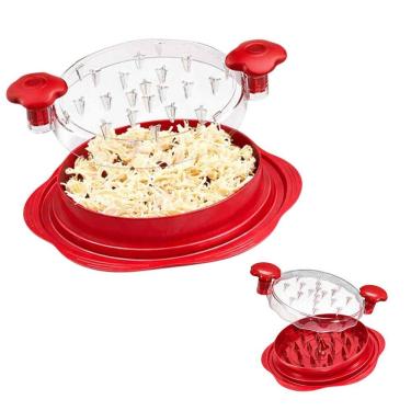 Imagem de Moedor Triturador Desfiador Frango Comida Manual Carne Legumes Processador Alimentos Cozinha Casa Restaurante