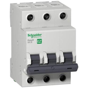 Imagem de Disjuntor Easy9 3p com Curva C de 63 Ampères E 400 Volts Ez9f33363 Sch