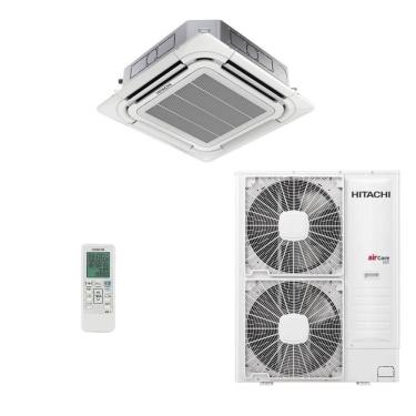Imagem de Ar Condicionado Split Cassete 4 Vias Hitachi Air Core 600 Inverter 56000 BTUs Quente e...