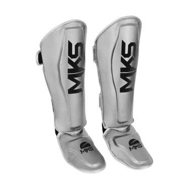 Imagem de Caneleira de Muay Thai e Kickboxing MKS Energy V2 Silver-Unissex