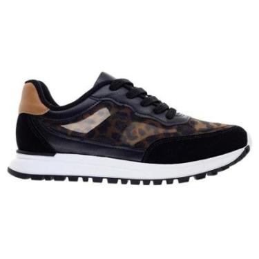 Imagem de Tênis Casual Feminino Vizzano 1429.110 Preto-Feminino