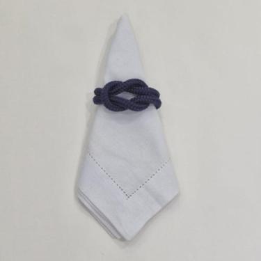 Imagem de Porta Guardanapo Nó Náutico - Decor Madame Blue, Azul Marinho
