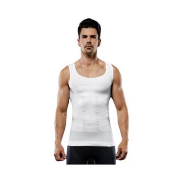 Imagem de Regata Modeladora Masculina - Corpo de Compressão para Emagrecimento, 