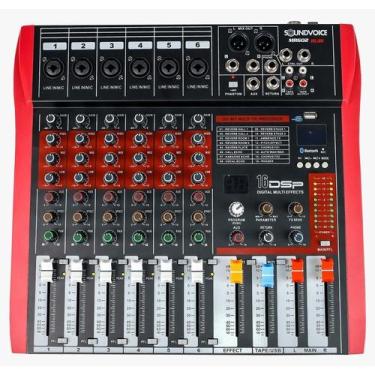Imagem de Mesa De Som Soundvoice MR-602 RUBI Bluetooth/Interface de áudio