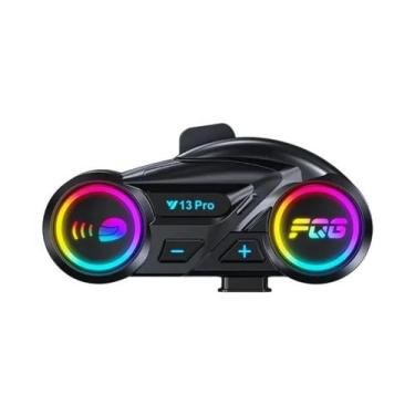 Imagem de Fone De Ouvido Bluetooth Para Capacete De Moto Y13 pro 500M Intercomun