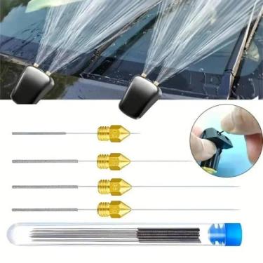 Imagem de Kit De Limpeza De Bicos De Jato De Aço Inoxidável Para Para-brisa De C