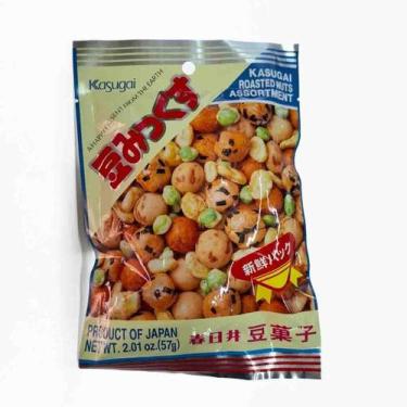 Imagem de Salgadinho Japonês Mix Amendoim Kasugai 57g - Kasugai