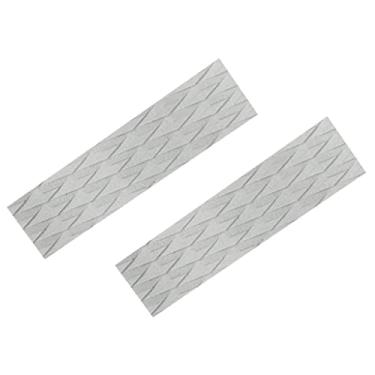 Imagem de MonkeyJack 2 peças adesivas antiderrapantes EVA prancha de surf prancheta de kiteboard Longboard Shortboard Surf SUP almofada de tração para bares, almofadas traseiras - escolha de cor - cinza