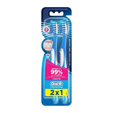 Imagem de Escova Dental Oral-B Pro Saúde 7 Benefícios Macia Cores Sortidas