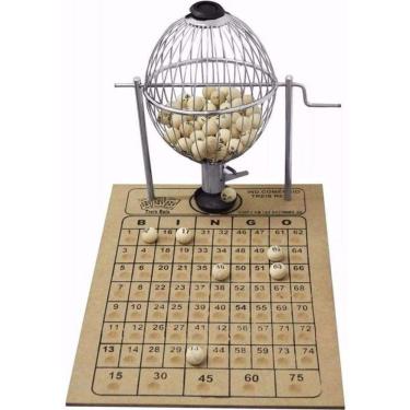 Imagem de Jogo Bingo Loto Vispora Globo Médio 25cm Nº 02 Treis Reis