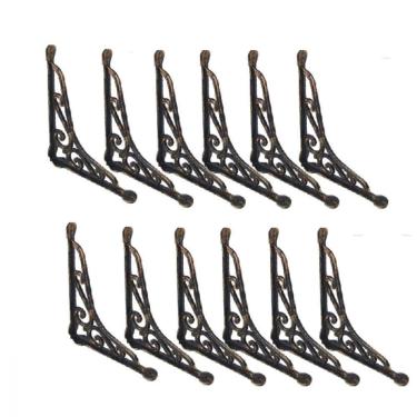 Imagem de Kit 12 Cantoneiras Protetora Alumínio Para Parede Reforçada