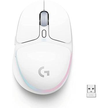 Imagem de Logitech G Mouse para jogos sem fio 705, iluminação RGB LightTSYNC personalizável, velocidade de luz, conectividade Bluetooth, leve, PC/Mac/laptop - White Mist
