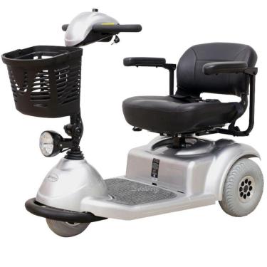 Imagem de Triciclo Elétrico Cadeira de Rodas Scooter Motorizada Freedom Mirage SX Prata