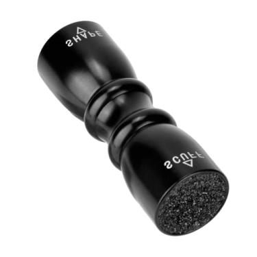 Imagem de Modelador de ponta de taco de bilhar portátil para reparo de sinuca, ferramenta 3 em 1, ferramentas de reparo de ponta de taco para acessório de cuidados de tacos (preto)