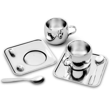 Imagem de Conjunto p/ Cafezinho Tramontina Continental Inox - 6 Peças