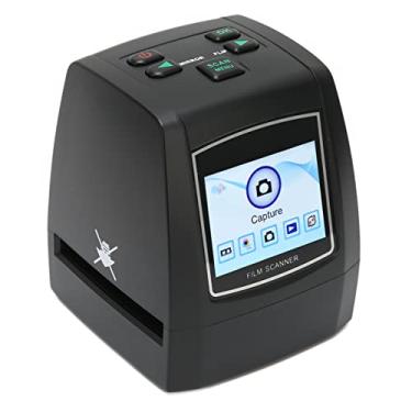 Imagem de Scanner de slides, scanner de filmes, equilíbrio de cores, amplamente compatível, interpolação de imagem integrada para negativos pretos e brancos para slides para negativos de cores (#1)