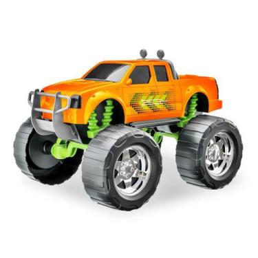 Carrinho Monster Infantil Race Dismat - Vermelho