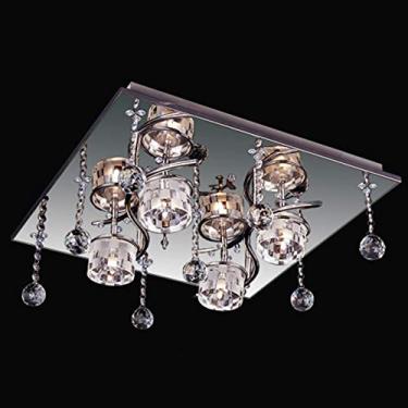 Imagem de Plafon Quadrado 500mm led com controle remoto (220)