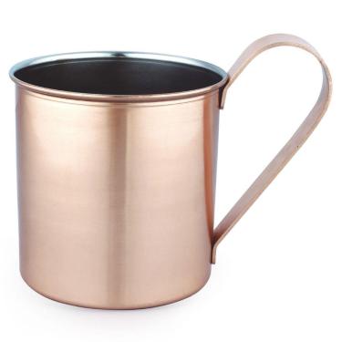 Imagem de Caneca Lisa Moscow Mule em Aço Inox Cobreado 450 ml Mimo Style