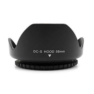 Imagem de Parasol Lente Câmera Fotográfica Flor Tulipa Pétala Rosca 58mm