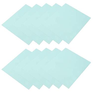 Imagem de QANYEGN Lente Sobressalente Do Capacete De Soldagem De 10 Unidades, Máscara De Soldador De 138x122mm, Placa Protetora Transparente Para Segurança Aprimorada