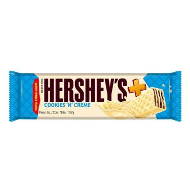 Imagem de Wafer com Chocolate Cookies ‘n’ Creme  Hershey`s - 102g