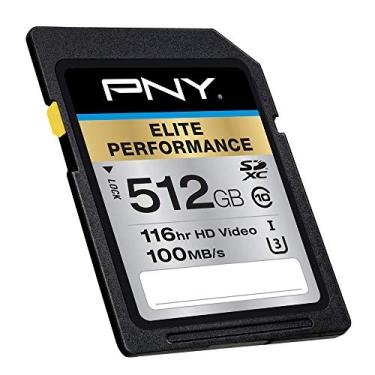 Imagem de PNY Cartão de memória flash 512 GB Elite Performance Classe 10 U3 SDXC