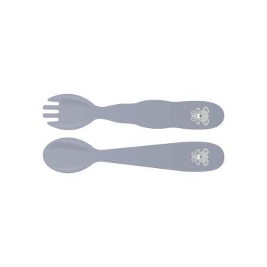Imagem de Jogo De Talheres Infantil Le Petit Cinza 2pçs - Tramontina