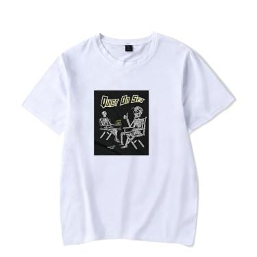 Imagem de Quiet on Sett-Shirt Summer Logo Camiseta feminina masculina manga curta, Estilo 8, 3G