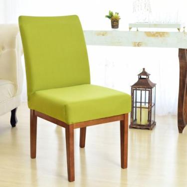 Imagem de 6 Tecido De Cadeiras Jantar Universal Envio 24H Verde - Charme Do Deta