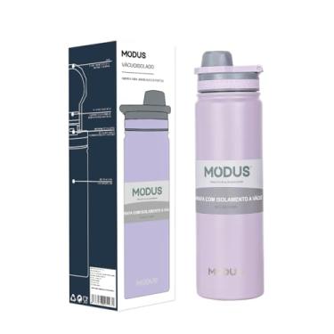 Imagem de MODUS Garrafa de Água Térmica Inox Esportiva Academia Isolada a Vácuo Aço Inox 750ML (Roxo)