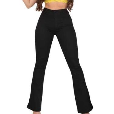 Imagem de Calça Sarja Flare Kiridas Leve Premium Feminina-Feminino