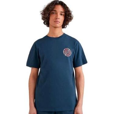 Imagem de Camiseta Tommy Jeans Masculina Circular Graphic Azul Marinho-Masculino