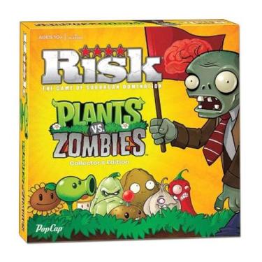Imagem de Jogo De Tabuleiro Risk Plants Vs. Zombies Usapoly Com 2 Exércitos - Us