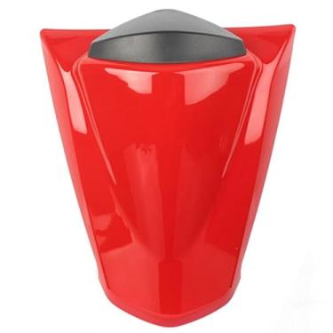 Imagem de Capa de assento traseiro de motocicleta carenagem capota traseira de passageiro cauda ABS capa de extremidade adequada para Kawasaki ZX250R Ninja 250R EX250 2008-2012 (vermelho)