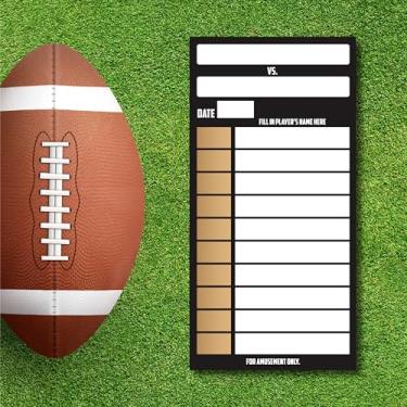 Imagem de 10 cartas de raspar de futebol (100 cartões/pacote) – cartas de bilhar Superbowl – Cartões de raspar de futebol – Cartões de apostas de raspar – Cartões de raspar de futebol (preto)