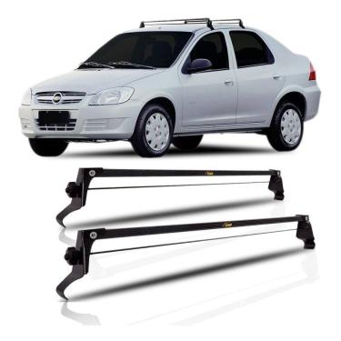 Imagem de Rack De Teto Bagageiro Prisma Antigo Ano 06/12