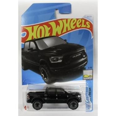 Imagem de Hot Wheels Caminhão Ram 1500 Rebel 2020 Preto 1:64 3/10 Factory Fresh
