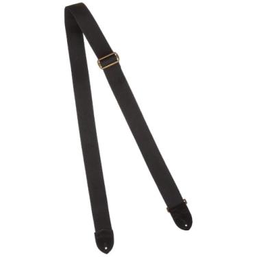 Imagem de Fender® Cotton/Leather Strap, Black