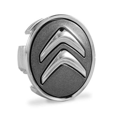 Imagem de Calotinha Tampa Roda Citroen 58mm C3 C4 C5 Ds3 Ds4 Grafite - GFM