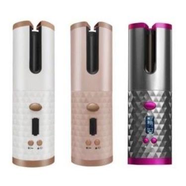 Imagem de Ondulador Modelador De Cachos Automático Sem Fio Portátil - oem, Rosé,