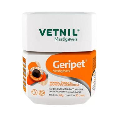 Imagem de Suplemento Geripet Mastigável para Cães e Gatos com 30 Comprimidos - V
