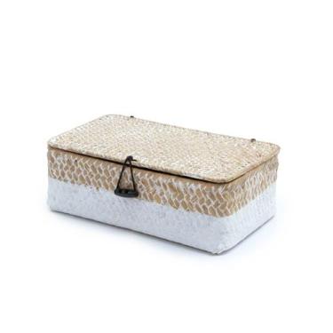 Imagem de Caixa Organizadora de seagrass 24cm - Oikos, U, BRANCO
